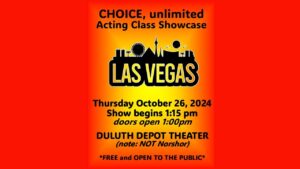 Bold Choice Theater event Thursday Oct 26